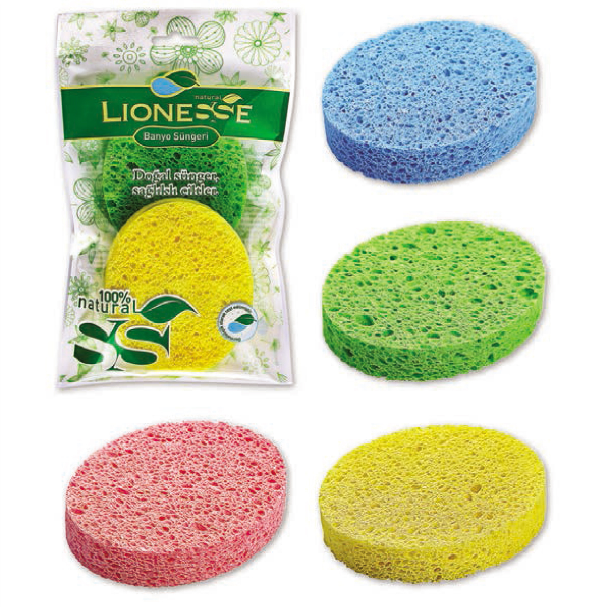 Lionesse - ლიონესი ღრუბელი აბაზანის ნატურალური 2ცალი 9137 2