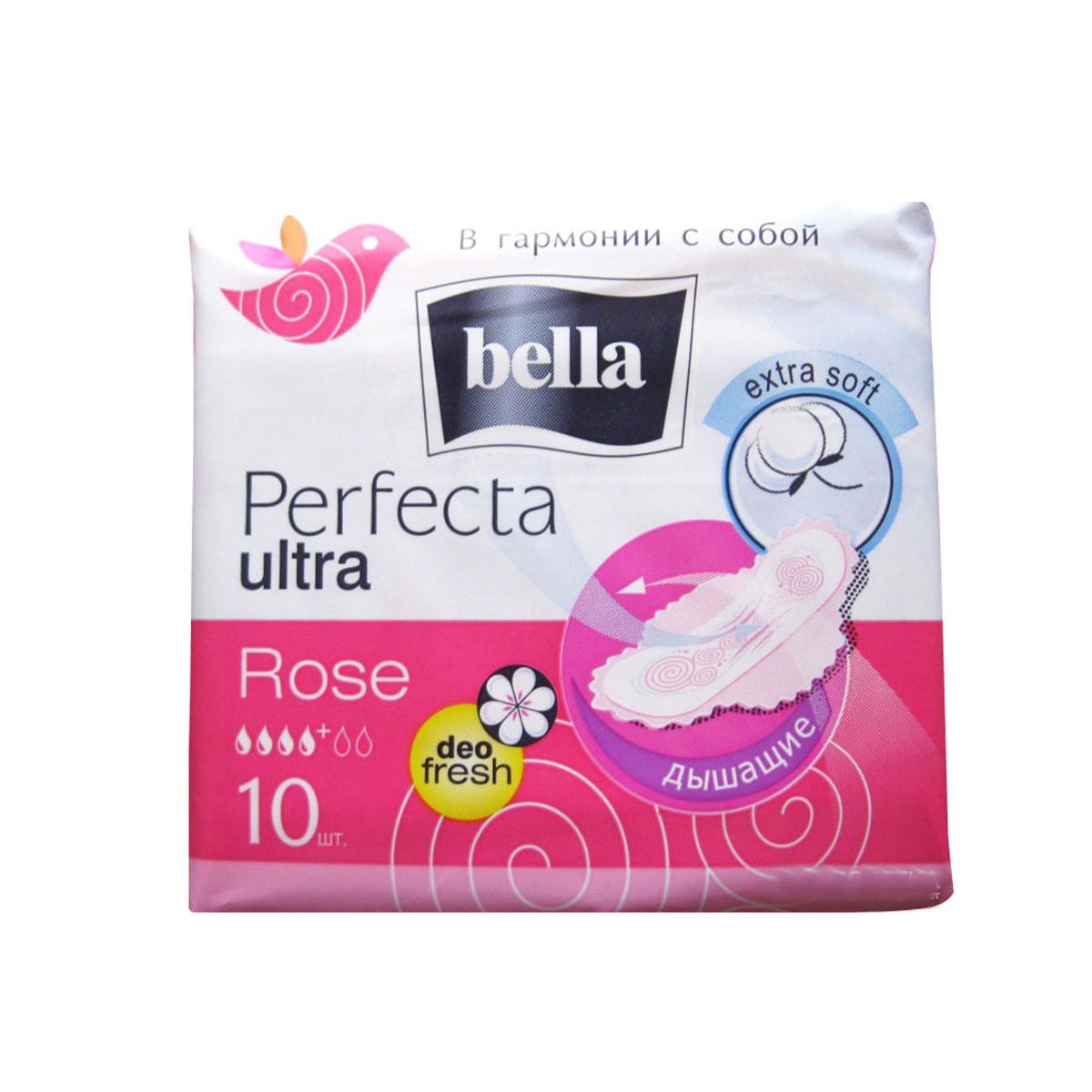 Bella - ბელა საფენი ზედაპირი ბამბა 4 წვეთიანი 10 ცალი 5918