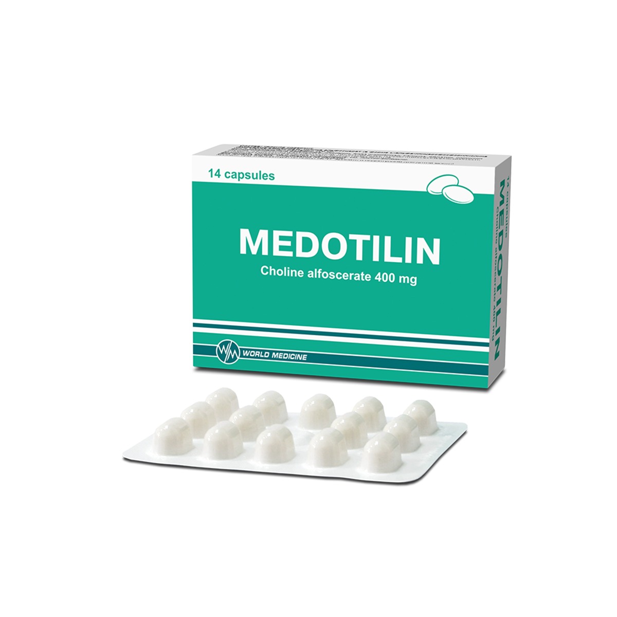 მედოტილინი 400მგ  14 კაფსულა