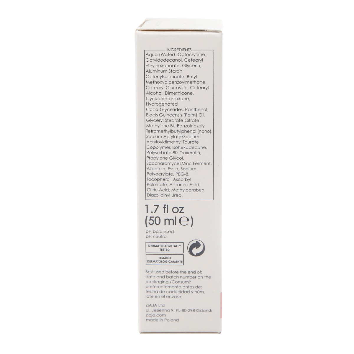 Ziaja - ზიაია კუპეროზის საწინააღმდეგო კრემი 0416 4