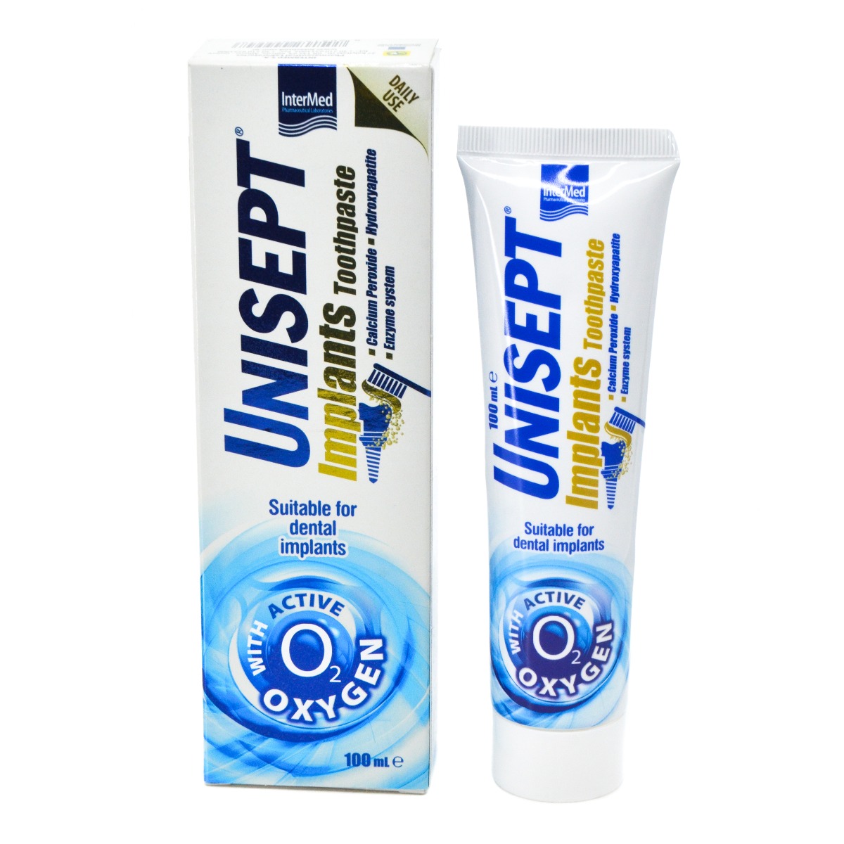 Unisept - უნისეპტი კბილის პასტა იმპლანტი 100მლ 9948