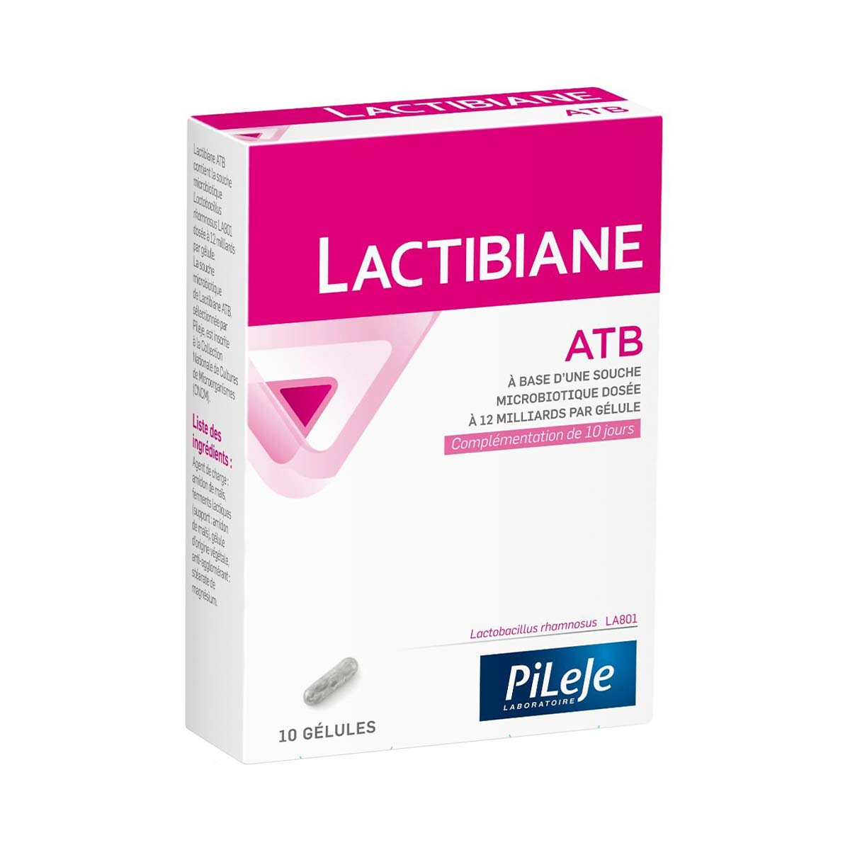 ლაქტიბიენ ATB 10 კაფსულა პილეჟე - Pileje
