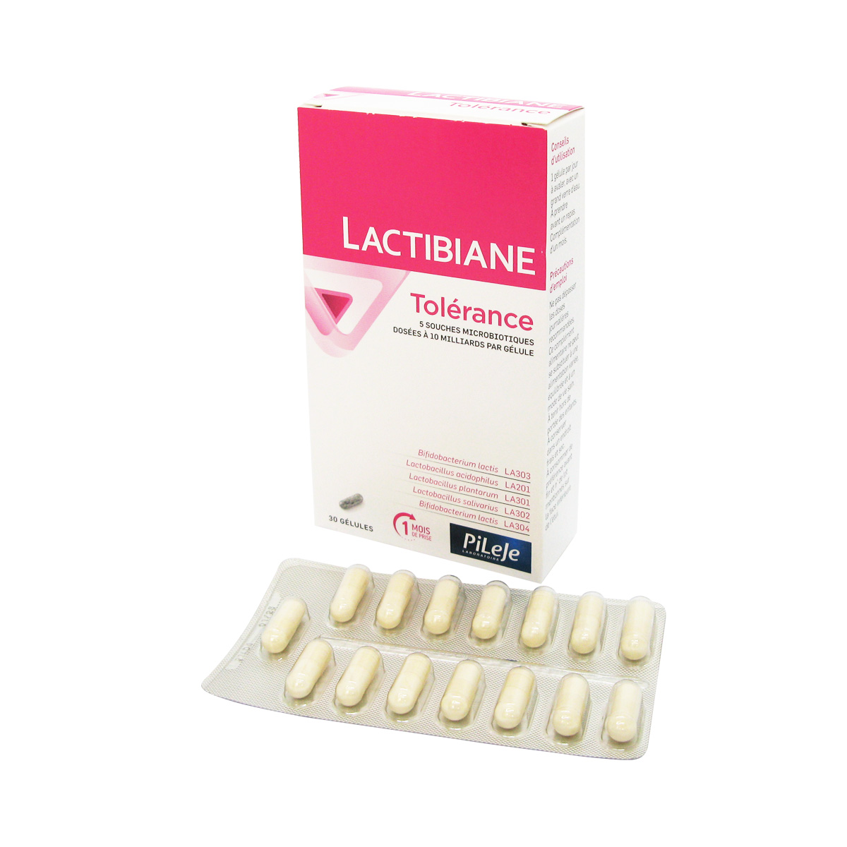 ლაქტიბიენ ტოლერანსი 30 კაფსულა პილეჟე - Pileje