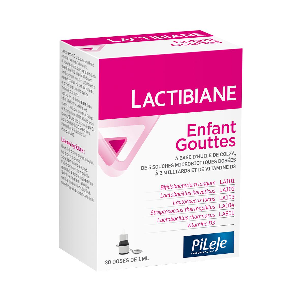 ლაქტიბიენ ინფანტი 30მლ წვეთები პილეჟე - Pileje
