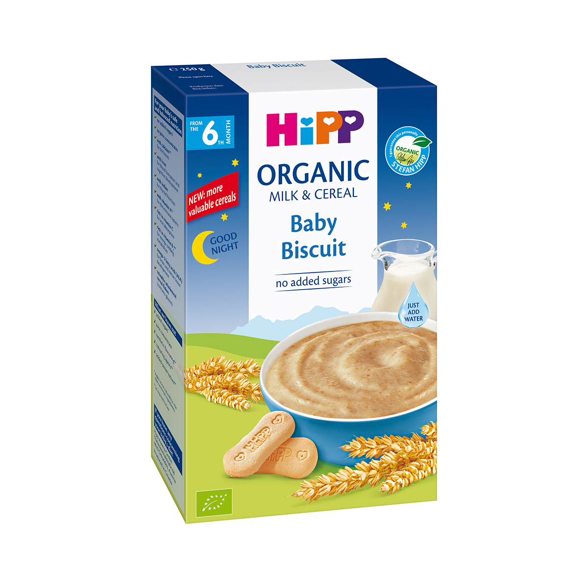 HIPP - ჰიპი ფაფა რძიანი ორცხობილით 2965-02