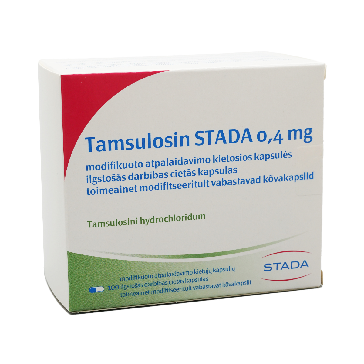 Tamsulosin - ტამსულოზინი შტადა 0.4მგ 100 კაფსულა