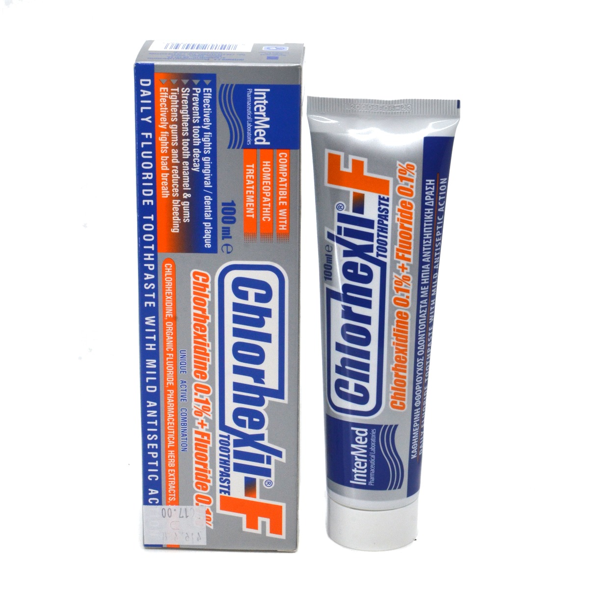 კბილის პასტა ქლორჰექსილ F 100მლ 0396 2