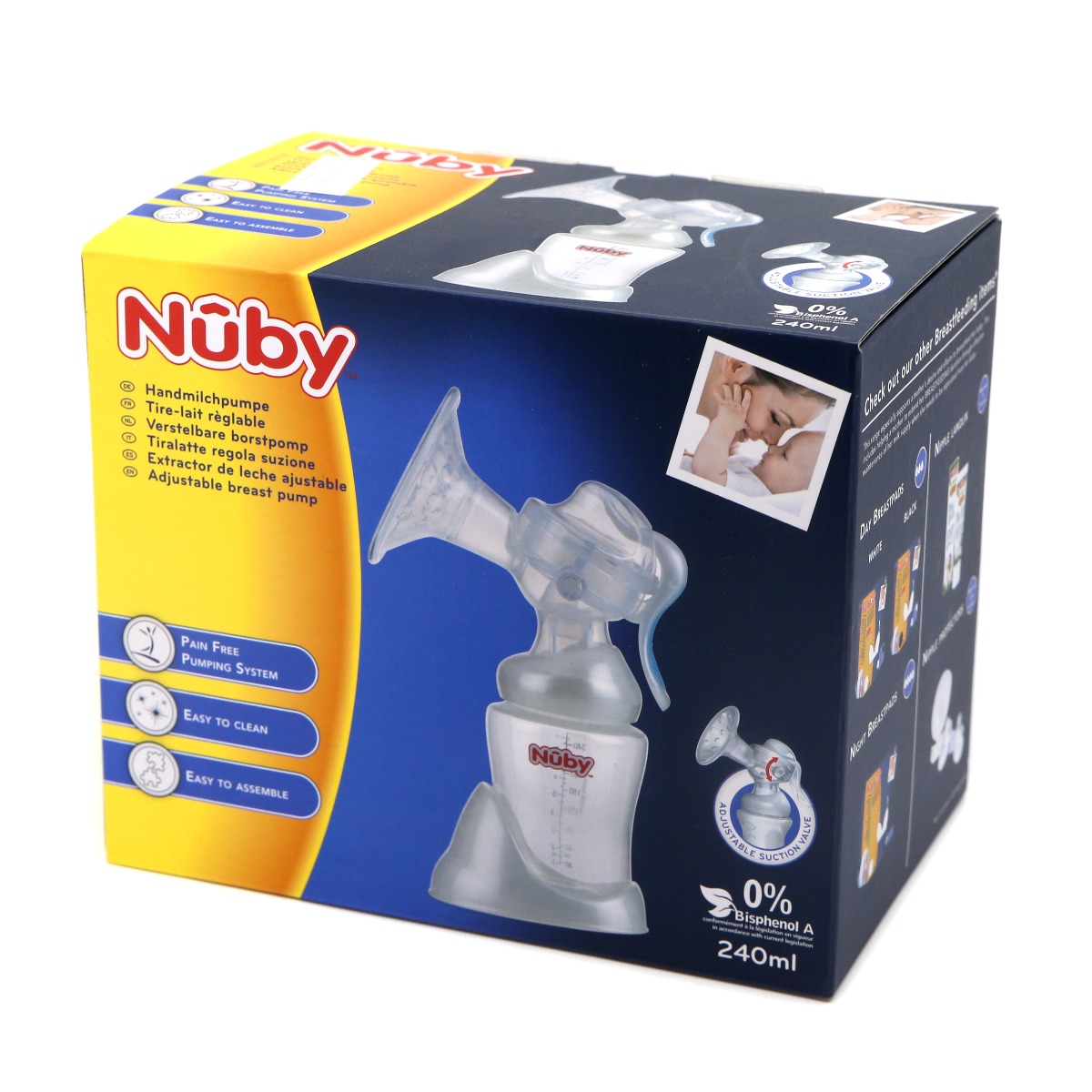 Nuby - ნუბი მკერდის ტუმბო 240მლ 6561 2