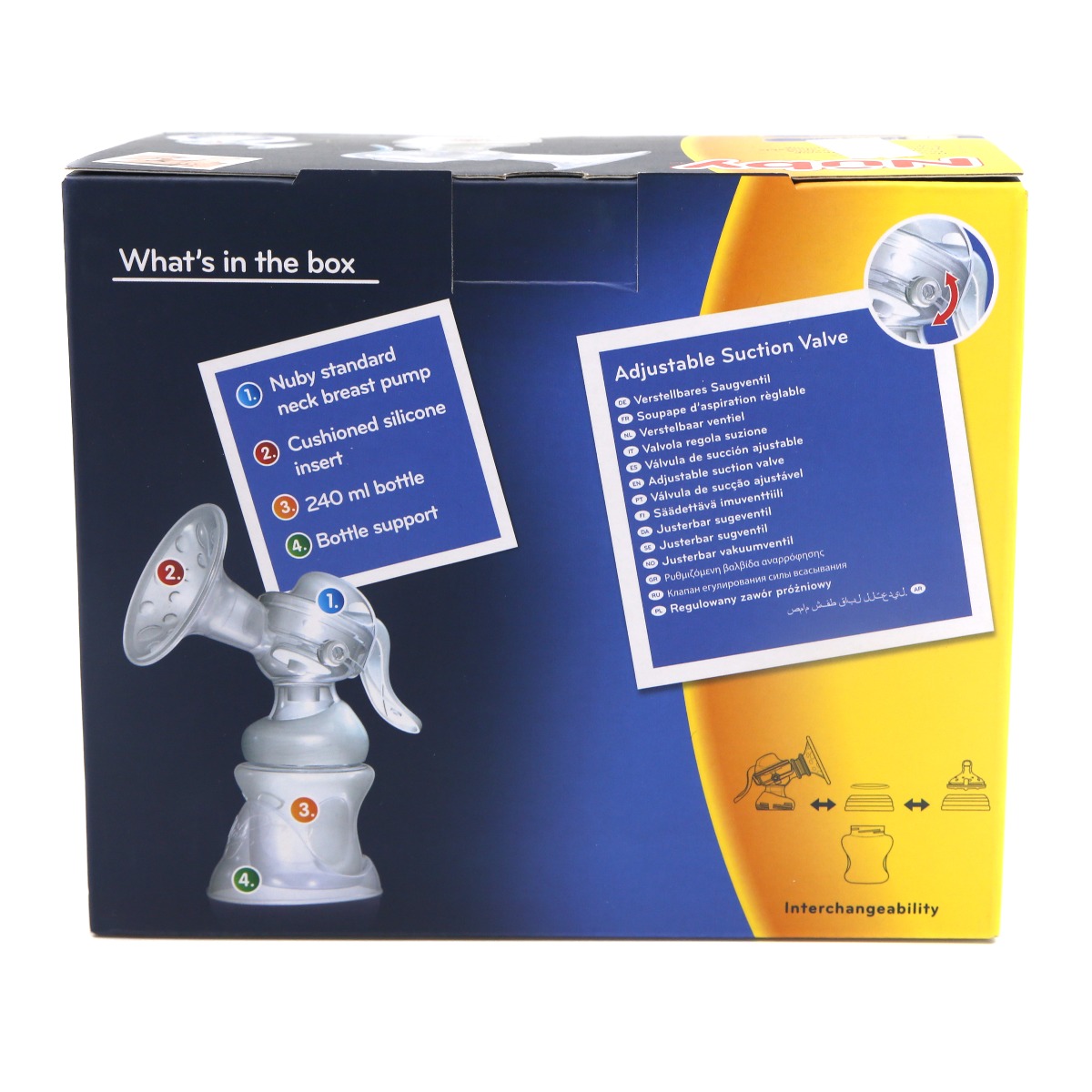 Nuby - ნუბი მკერდის ტუმბო 240მლ 6561 4