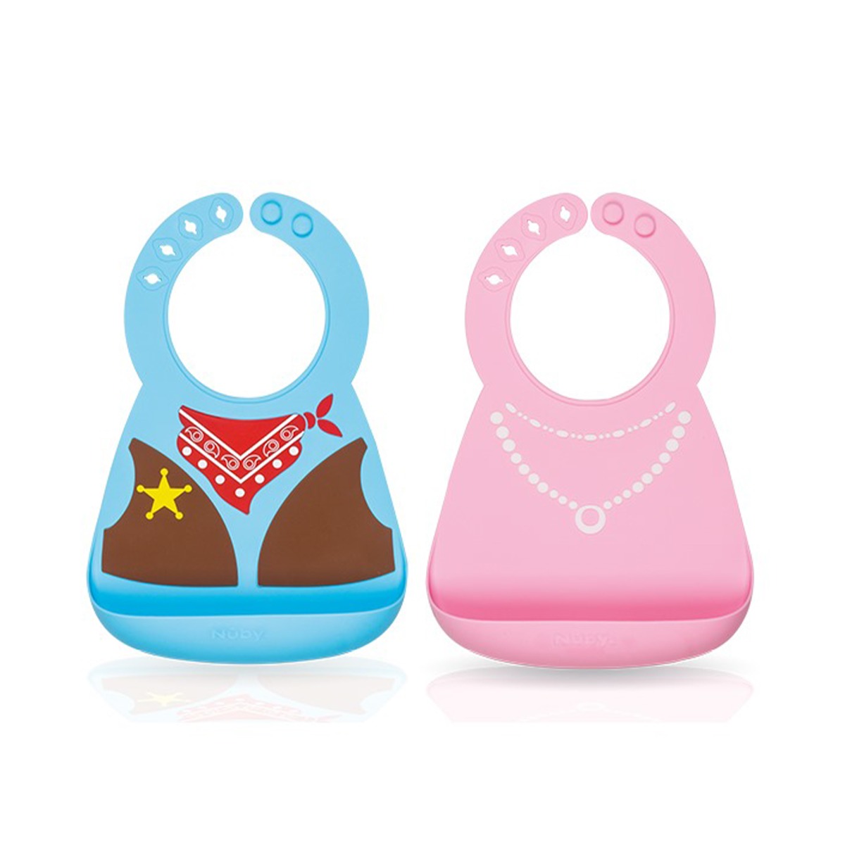 Nuby - ნუბი წინსაფარი სილიკონის ტანსაცმლის დიზაინით 4425 2