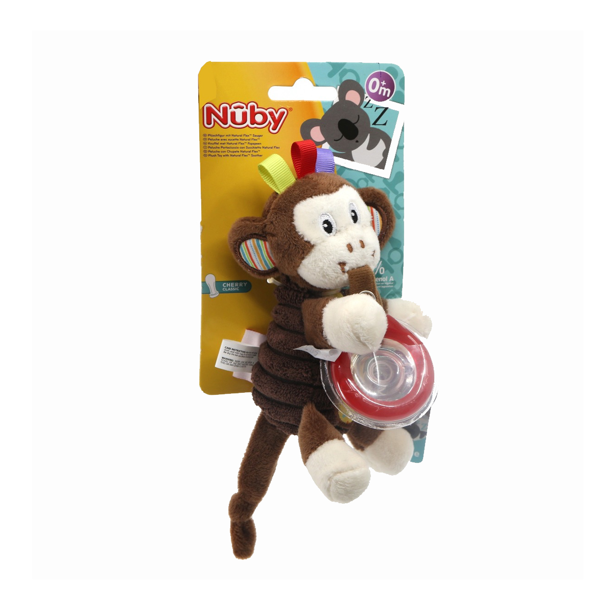 Nuby - ნუბი საწოვარა სამაგრით 0-6 თვე 5853 3