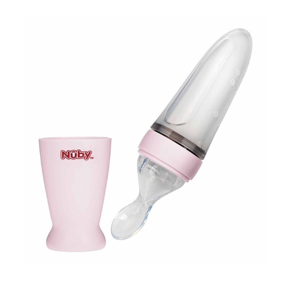 Nuby - ნუბი ბოთლი სილიკონის კოვზით 5434 2