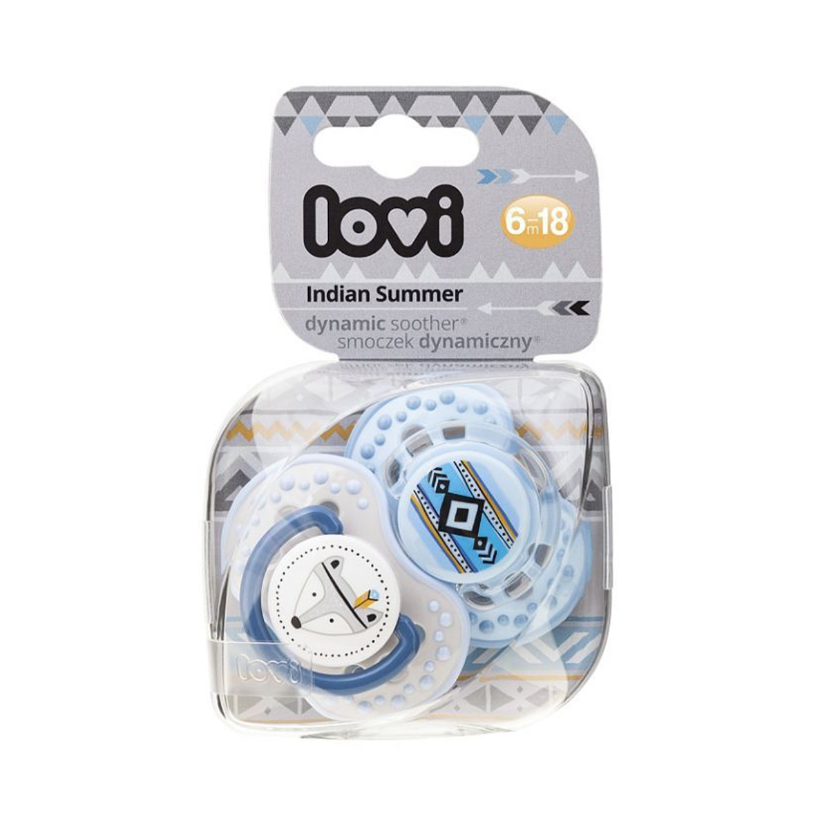 Lovi - ლოვი მატყუარა დინამიური საწოვარათი 6-18 თვემდე 2 ცალი 22/857 2