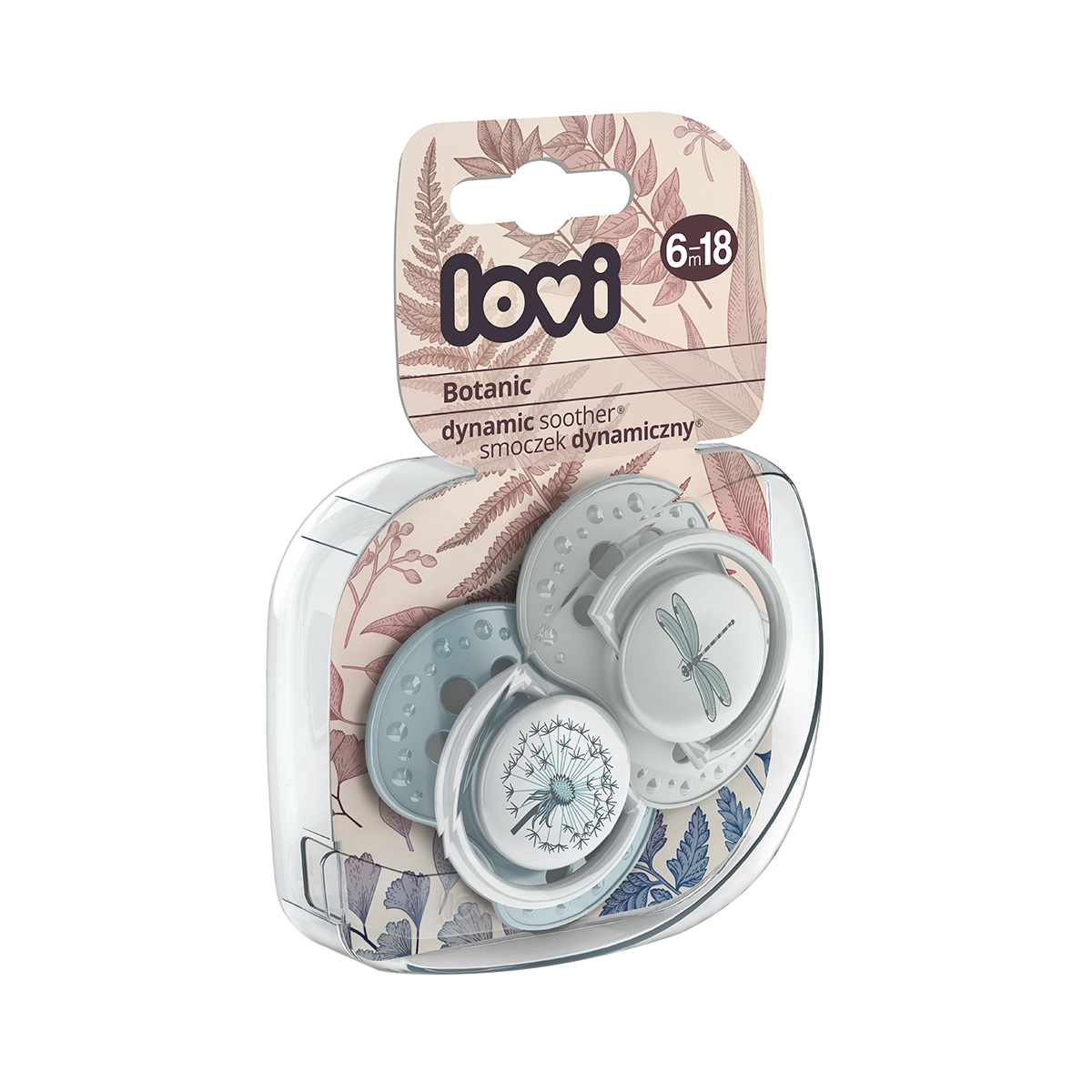 Lovi - ლოვი მატყუარა დინამიური საწოვარათი 6-18 თვემდე 2 ცალი 22/871 2