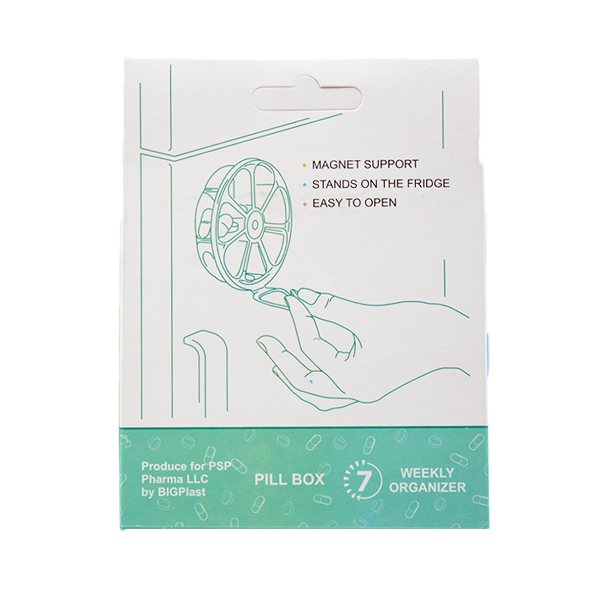 წამლის ჩასადები კონტეინერი Big Plast 2