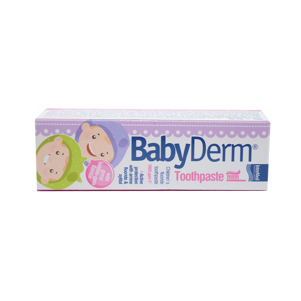 Babyderm - ბეიბიდერმი კბილის პასტა საღეჭი რეზინი 0104