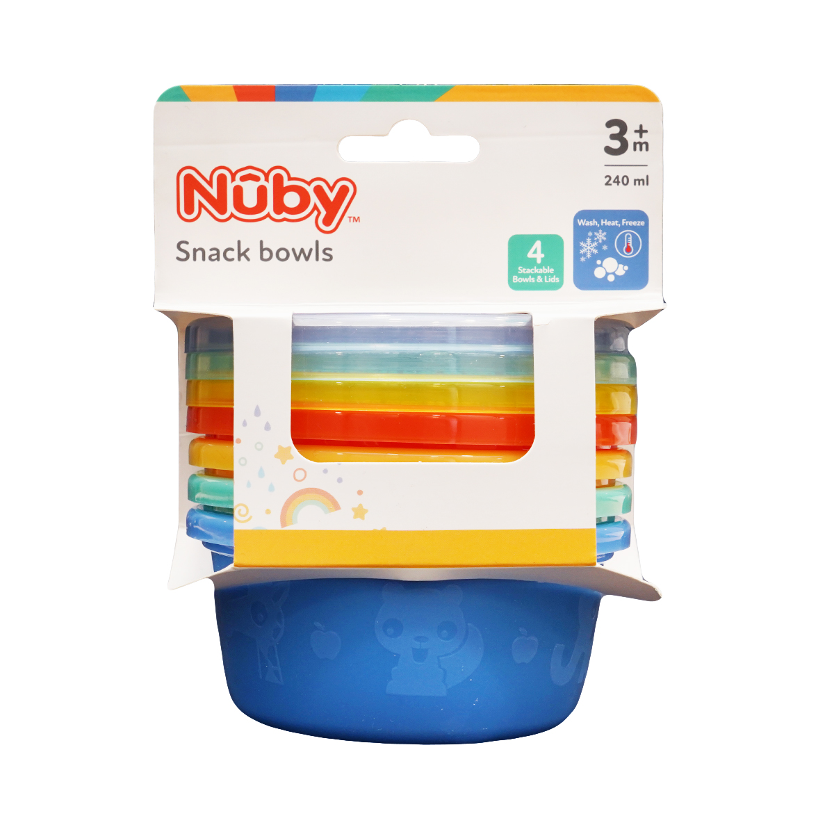 NUBY - ნუბი კონტეინერი 3-36 4 ცალი  0187