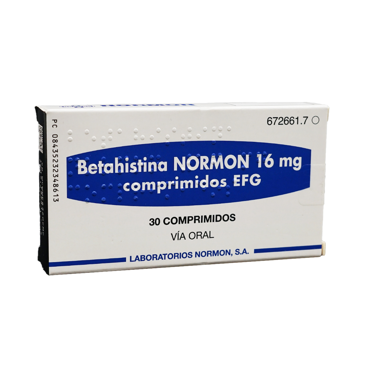 Betahistine-NORMON - ბეტაჰისტინი-ნორმონი 16მგ 30 ტაბლეტი