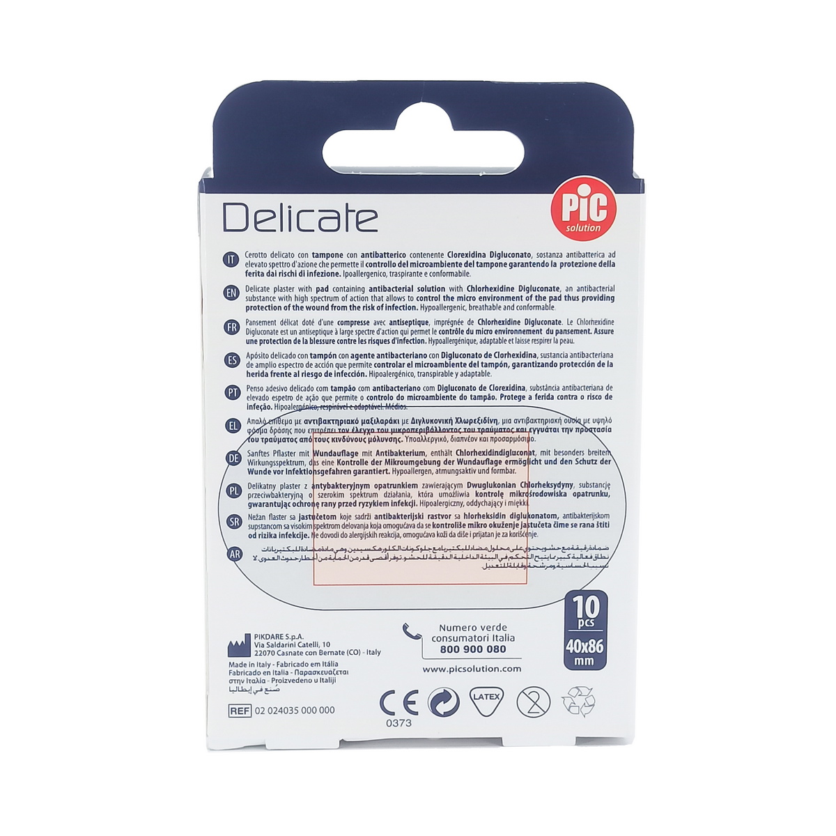 Pic - პიკი ლეიკო Delicate SUPER 10 ცალი 2