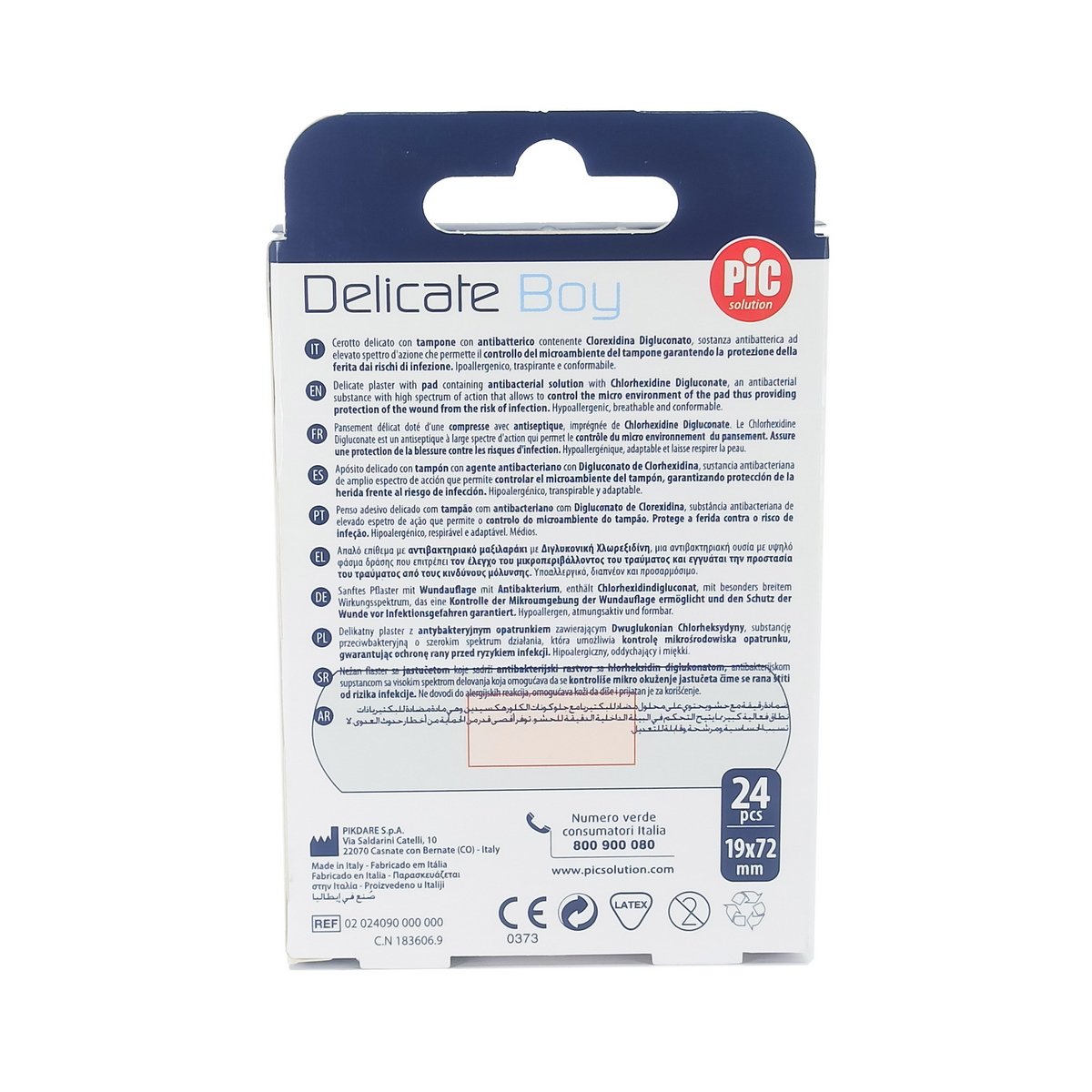 Pic - პიკი ლეიკო Delicate MEDIUM BOY 24 ცალი 2