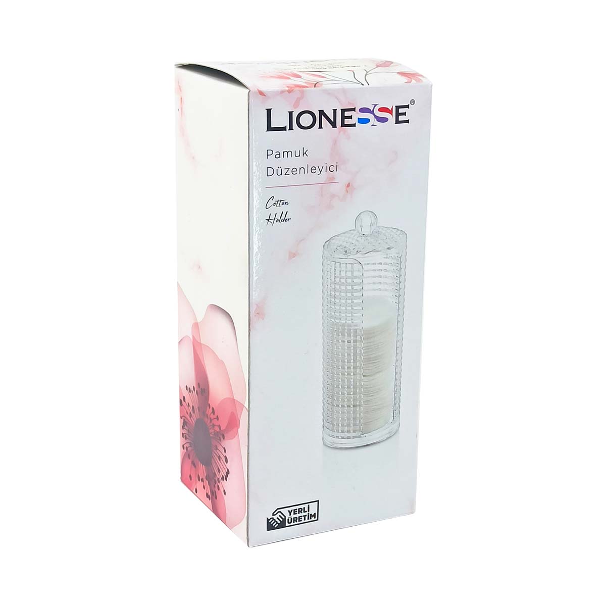 Lionesse - ლიონესი ბამბის დისკების ორგანაიზერი 3395 2