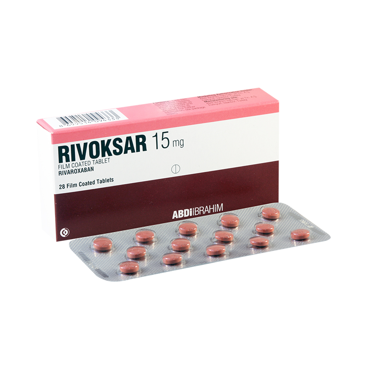 RIVOKSAR - რივოქსარი 15მგ 28 ტაბლეტი