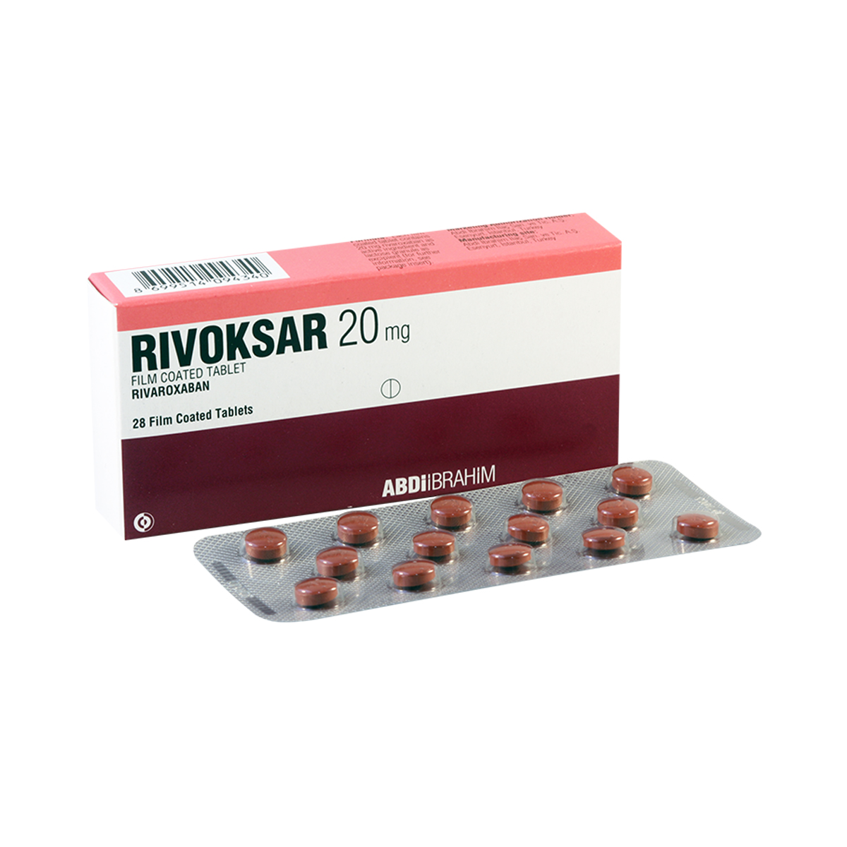 RIVOKSAR - რივოქსარი 20მგ 28 ტაბლეტი