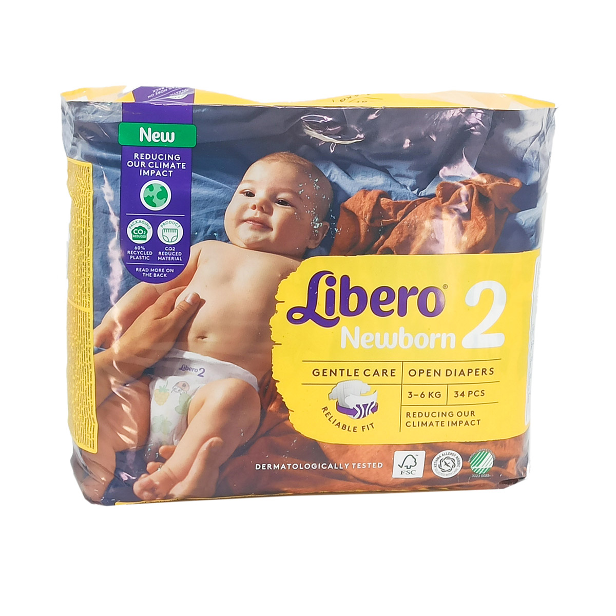 Libero - ლიბერო ბავშვის საფენი Mini 3-6 კგ 34 ცალი 7692