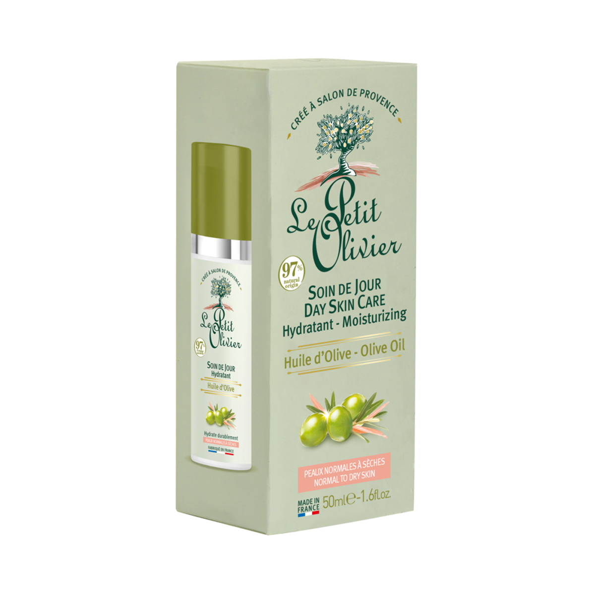 Le Petit Olivier - ლე პეტიტ ოლივიე დღის დამატენიანებელი კრემი OLIVE 50 მლ 1708