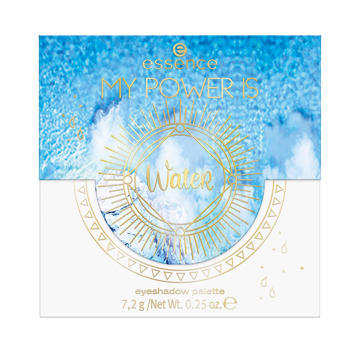 Essence - ესენსი თვალის ჩრდილების პალიტრა MY POWER Is Water 04 4906 2