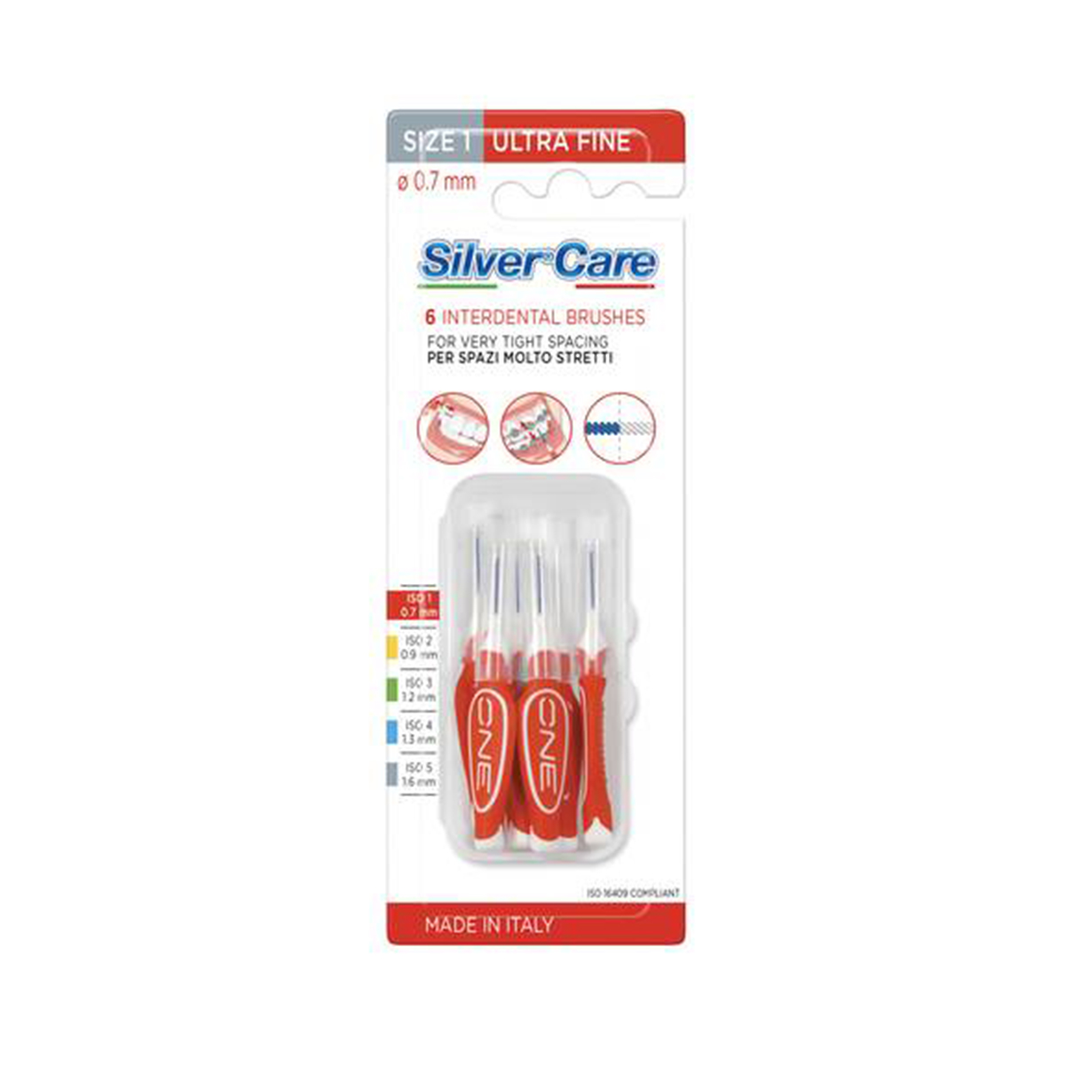 Silver care - სილვერქეა  კბილის ჯაგრისი კბილთაშუა ultra 6721
