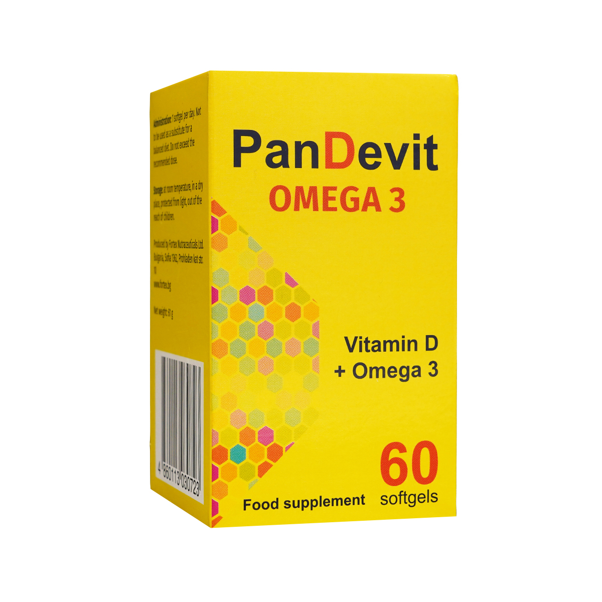 პანდევიტი - Pandevit ომეგა 3 60 კაფსულა