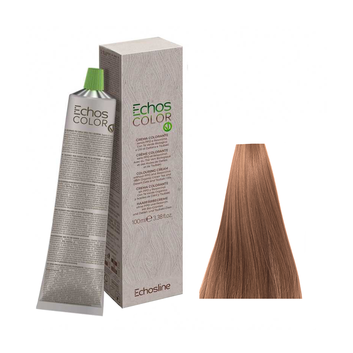 Echos Color - ეკოს ქოლორი თმის საღებავი 7.72 1586