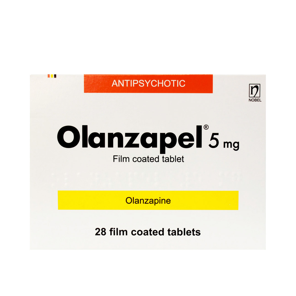 Olanzapel - ოლანზაპელი 5მგ 28 ტაბლეტი