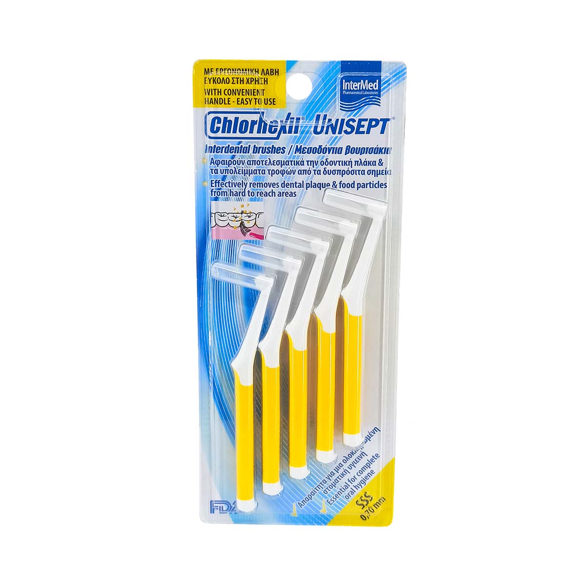 Unisept - უნისეპტი კბილთაშუა ჯაგრისი 0.7მმ 5827