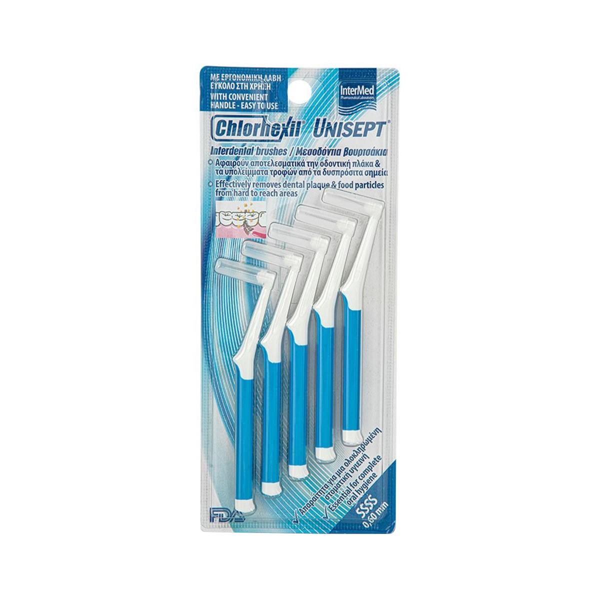 Unisept - უნისეპტი კბილთაშუა ჯაგრისი 0.6მმ 5940