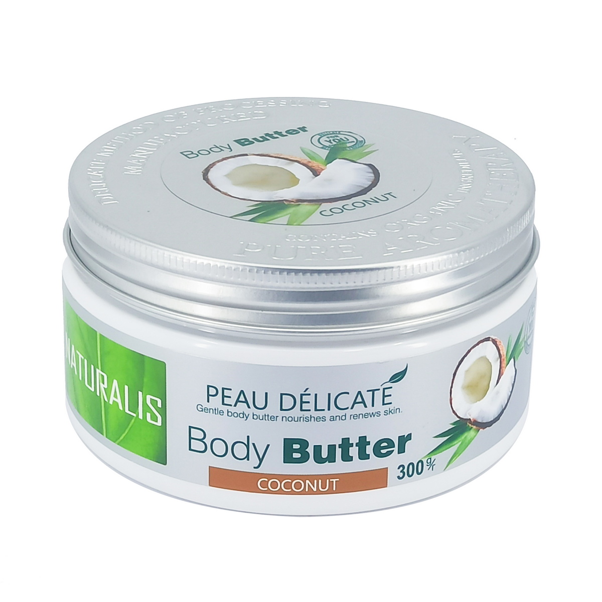 Lilien - ლილიენი NAT ტანის კარაქი ქოქოსი 300 გრ 0741