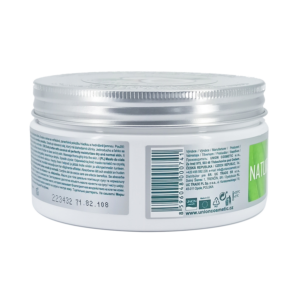 Lilien - ლილიენი NAT ტანის კარაქი ქოქოსი 300 გრ 0741 3