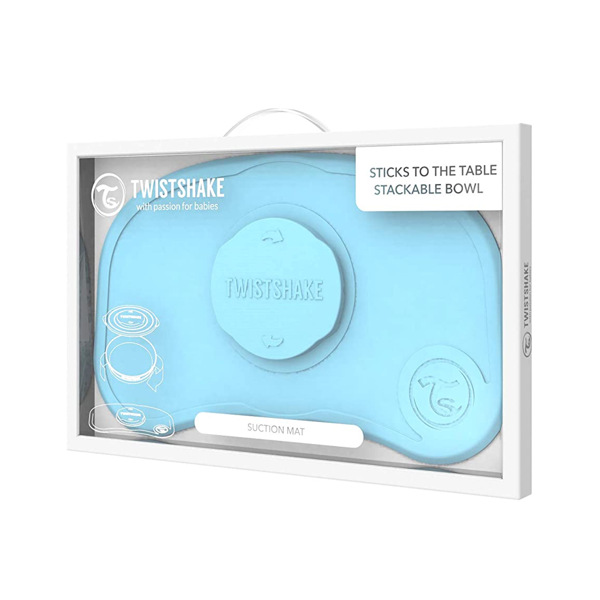 Twistshake - თვისთშეიქი ჯამი ფიქსატორით მინი ცისფერი 3343 3