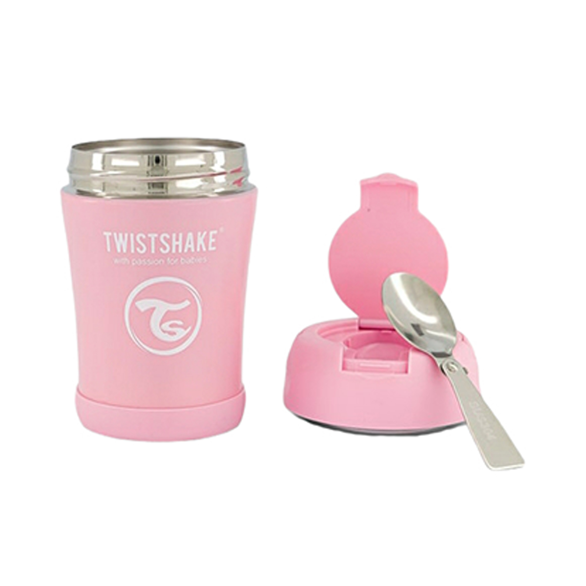 Twistshake - თვისთშეიქი კონტეინერი ვარდისფერი 350მლ 7495 3