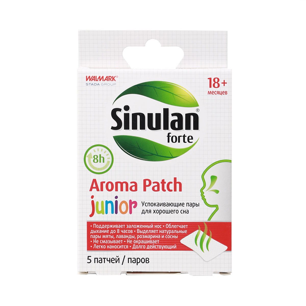 Sinulan forte - სინულან ფორტე არომა 6 პლასტირი 