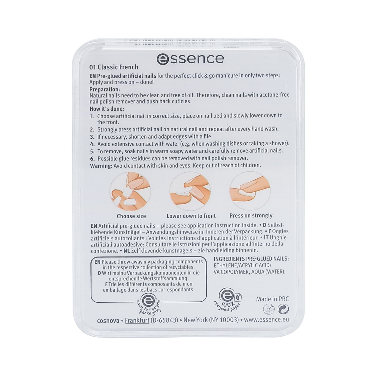 Essence - ესენსი FRENCH ფრჩხილის 2953 2