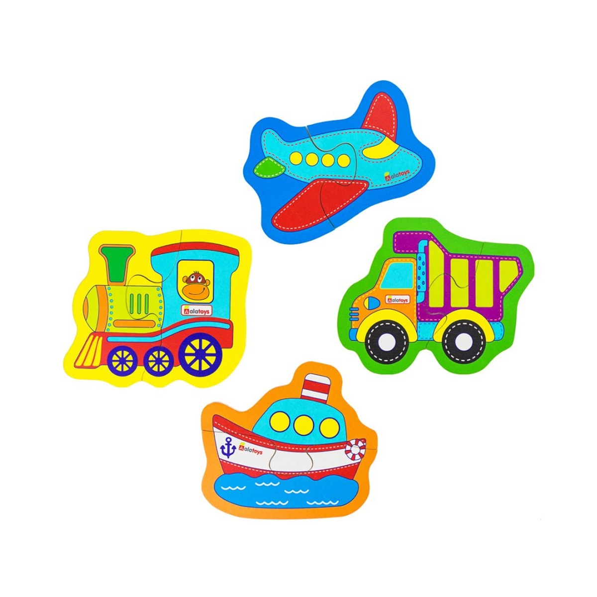 Alatoys - ალათოის პაზლის ნაკრები ტრანსპორტი 1256