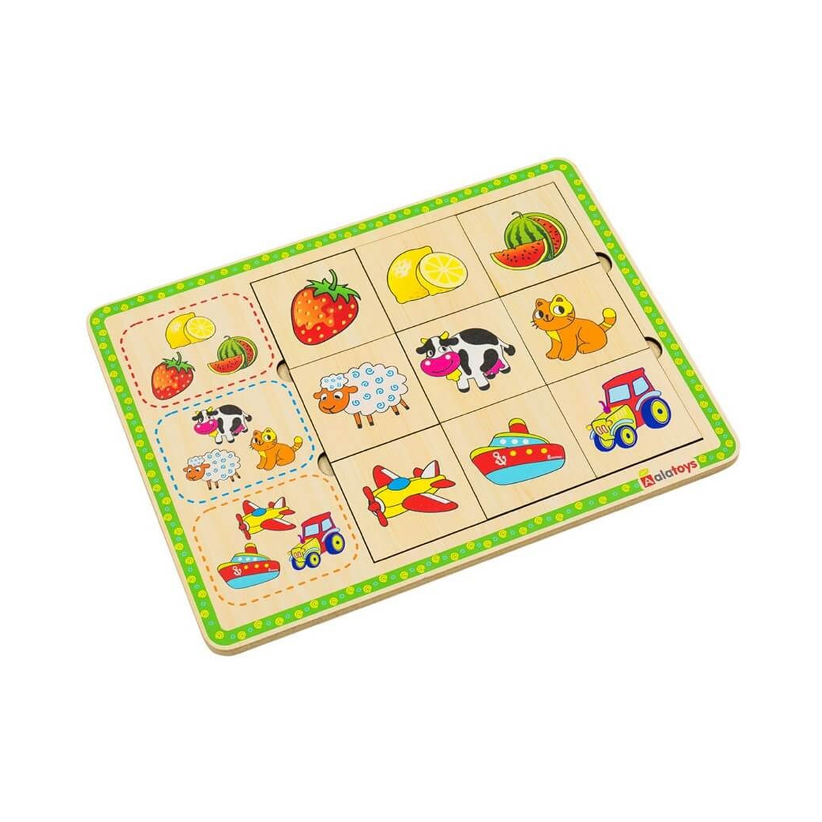 Alatoys - ალათოის პაზლი ლოგიკა 9 ბარათი 5926