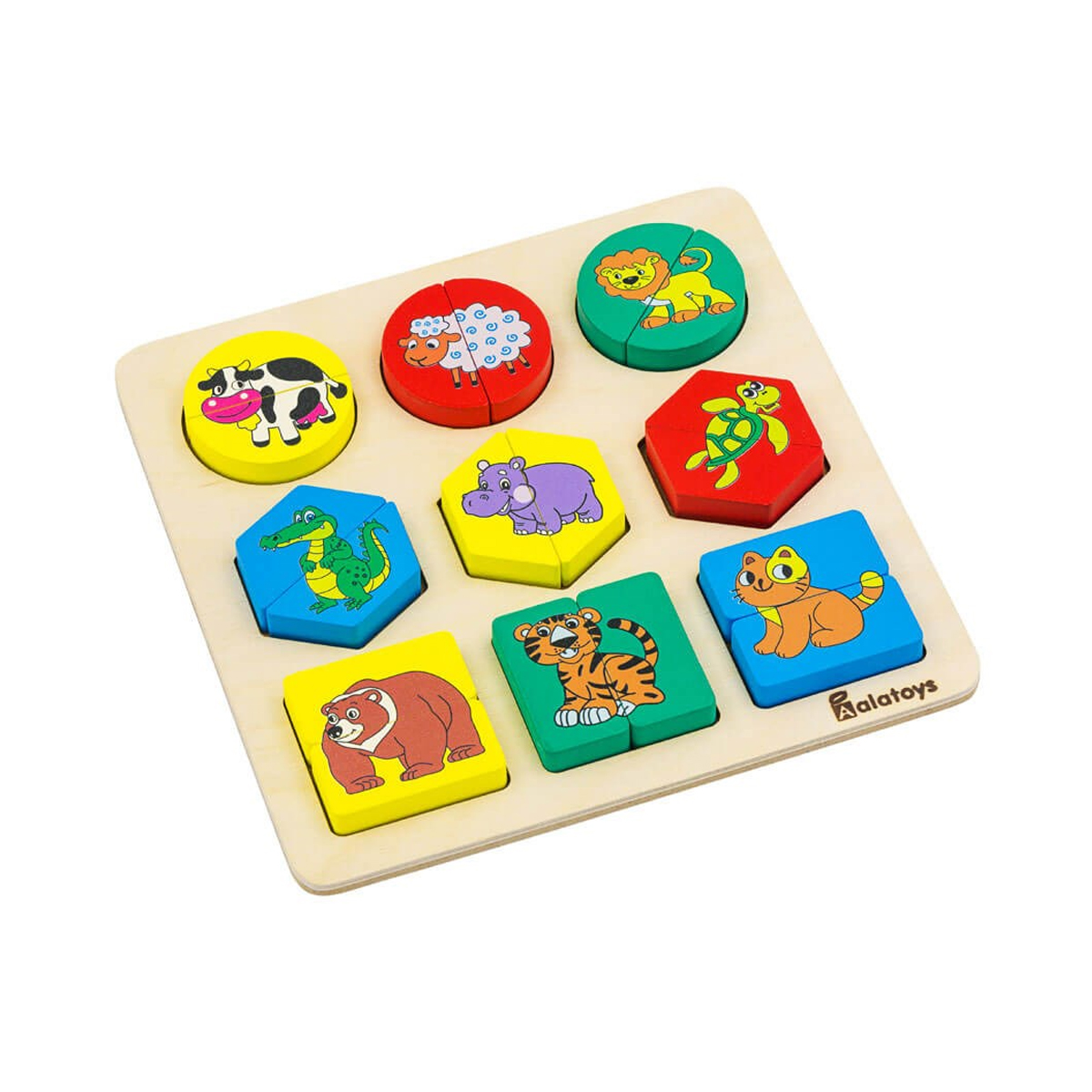 Alatoys - ალათოის სორტერი ცხოველები 18 დეტალი 6015