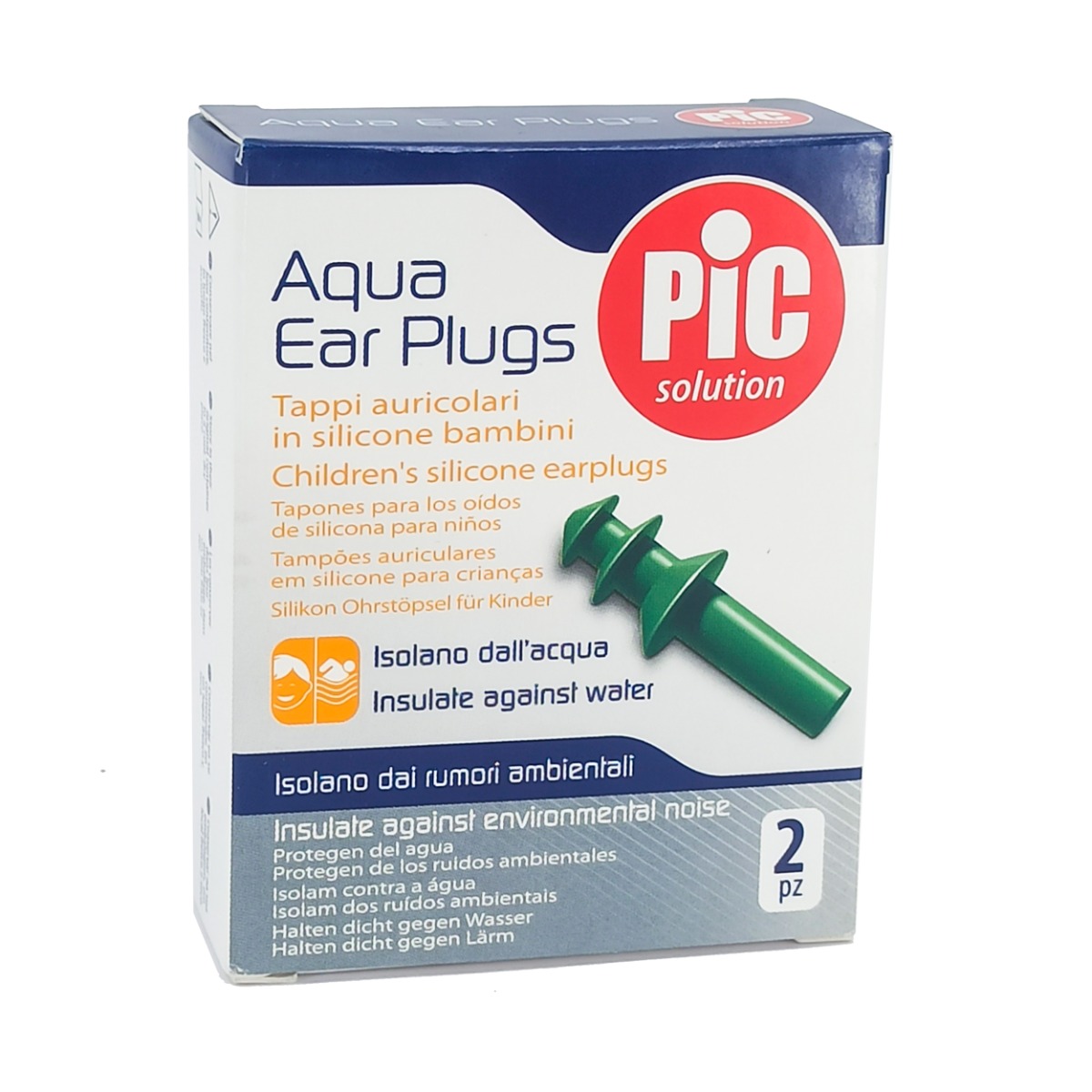 Pic - პიკი ყურის საცობი საბავშვო სილიკონის  2 ცალი