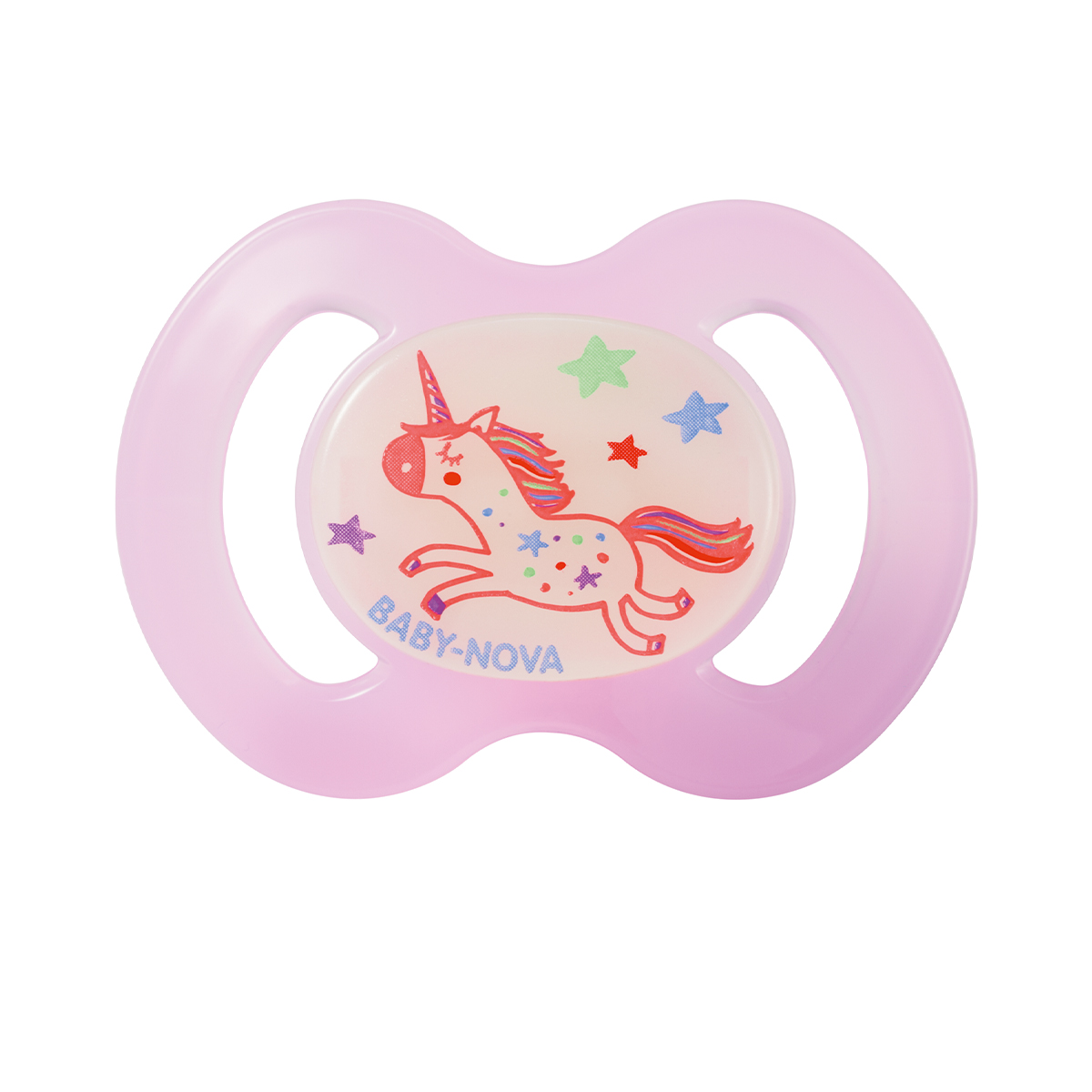 Baby Nova - ბეიბი ნოვა მატყუარა სილიკონის ფოსფორის ნათებით 0-6 თვე 24222 3