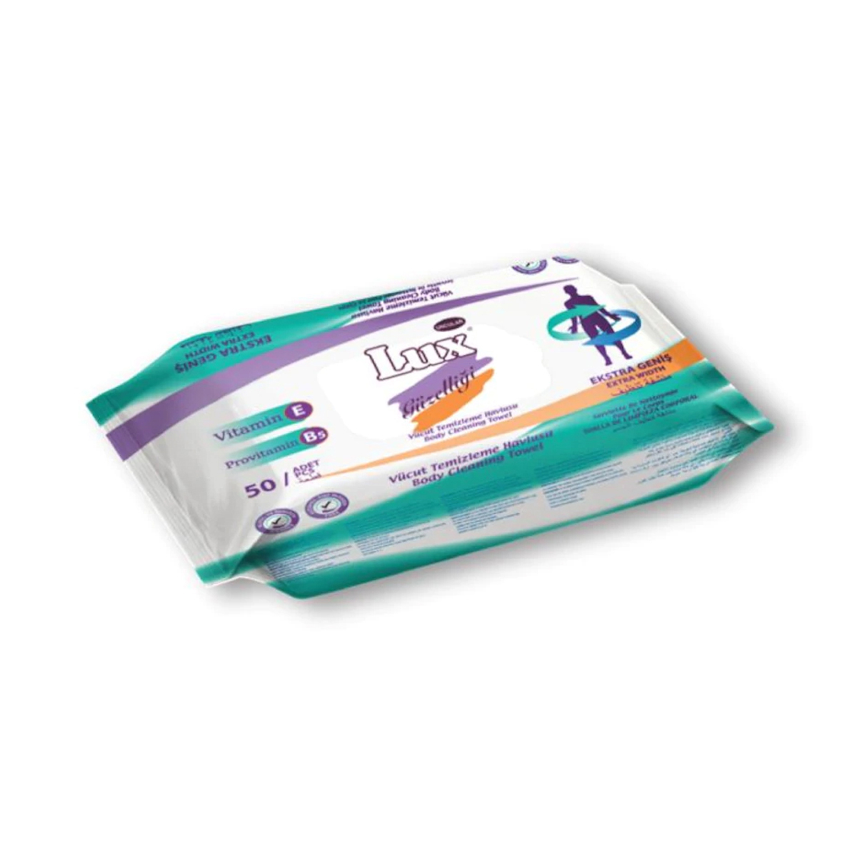 LUX - ლუქსი სველი ხელსახოცი ტანის 50 ცალი 0083