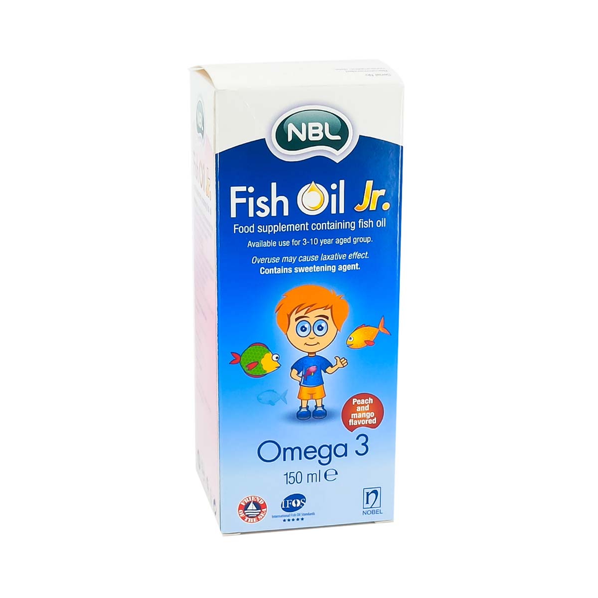 Fish Oil - თევზის ქონი Junior 150მლ NBL 2