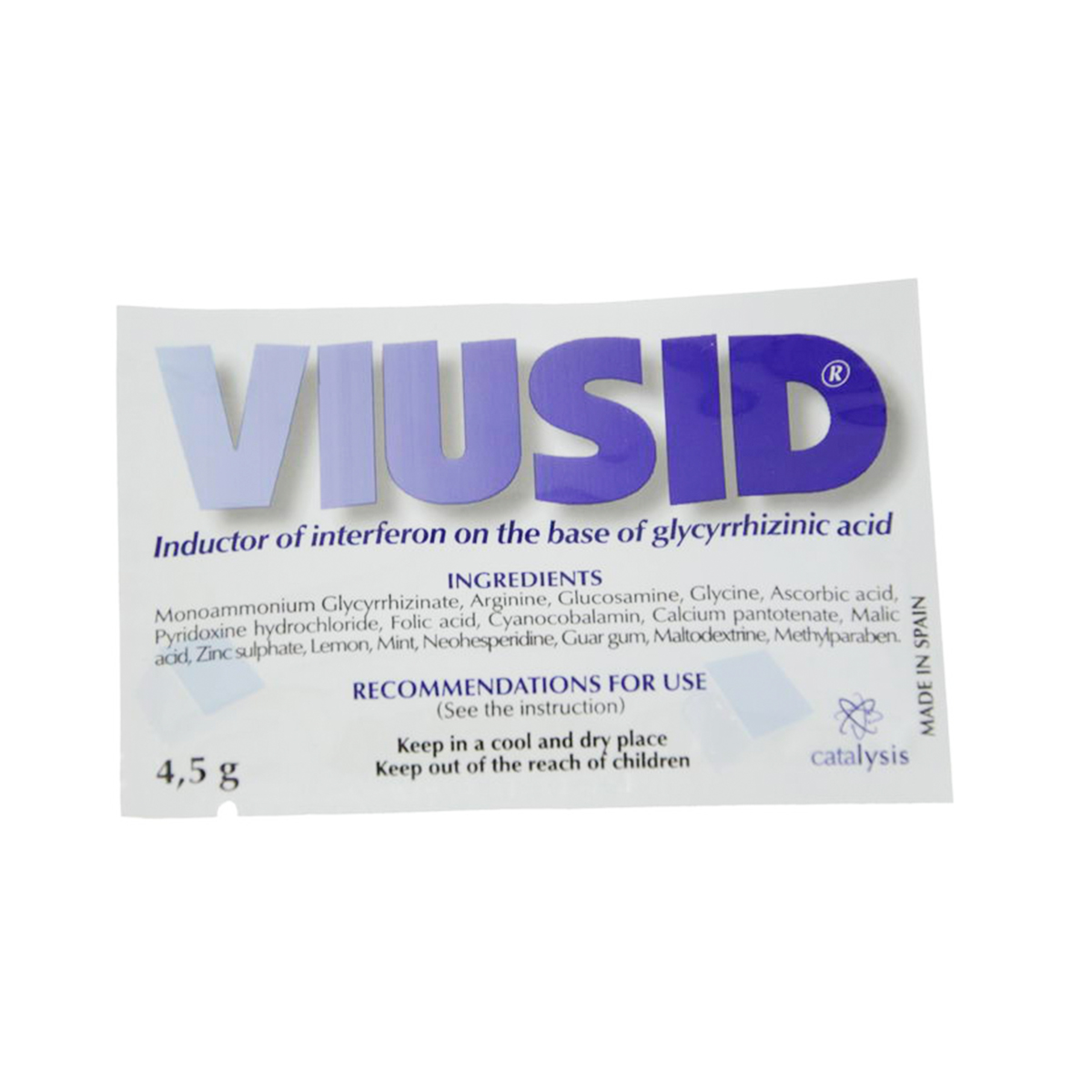 Viusid - ვიუსიდი 4.5გრ. 1 პაკეტი